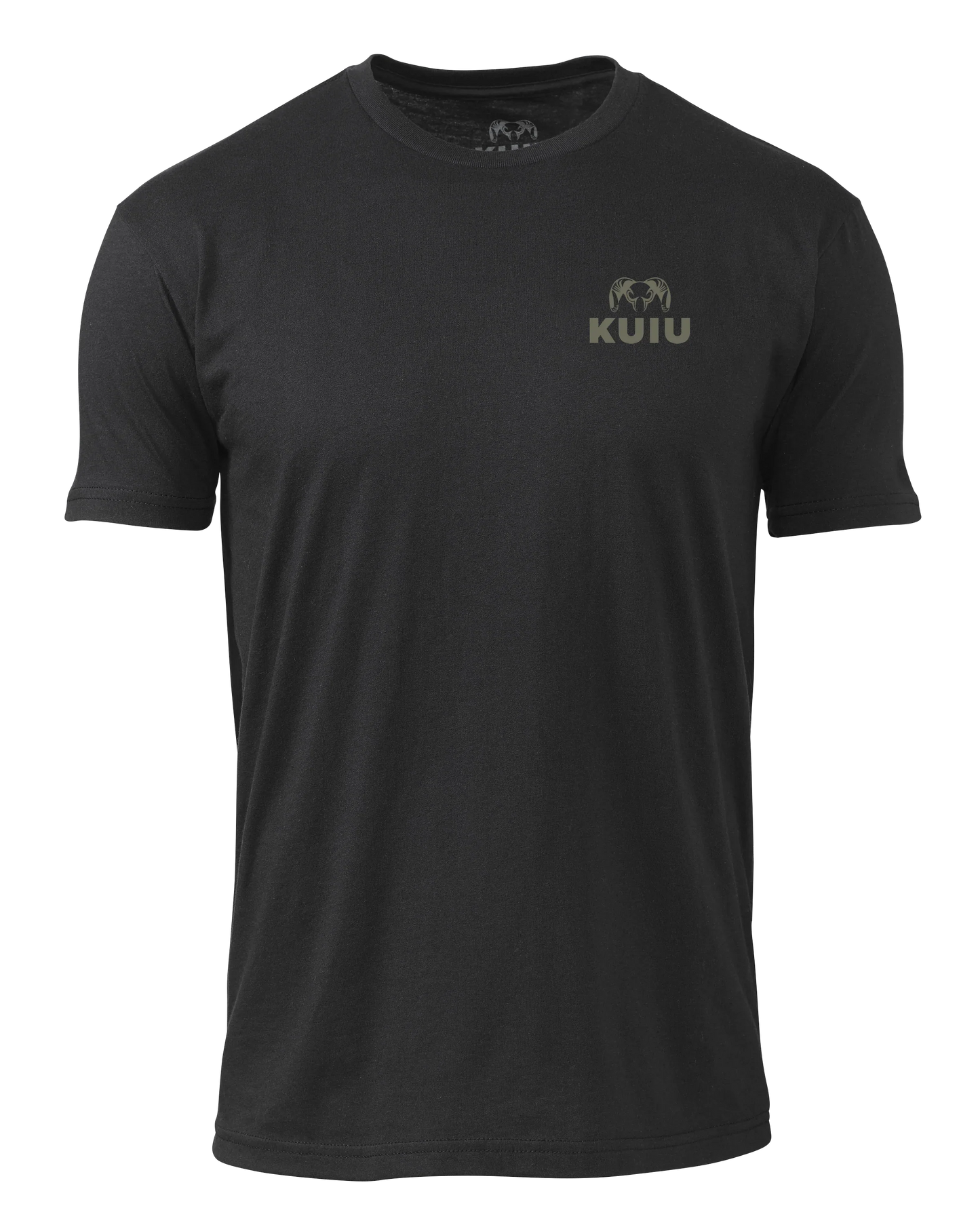 KUIU Solid Flag Fade T-Shirt | Black