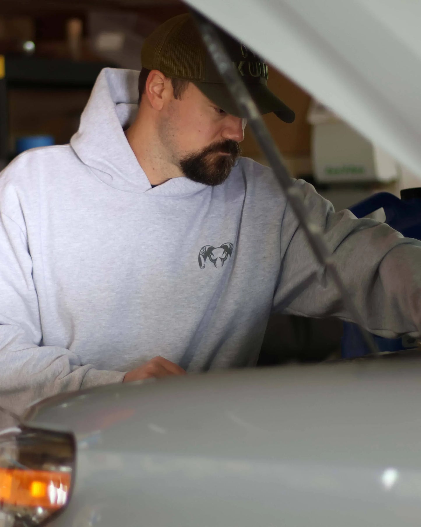 Workgrade Heavyweight Hoodie | Blue