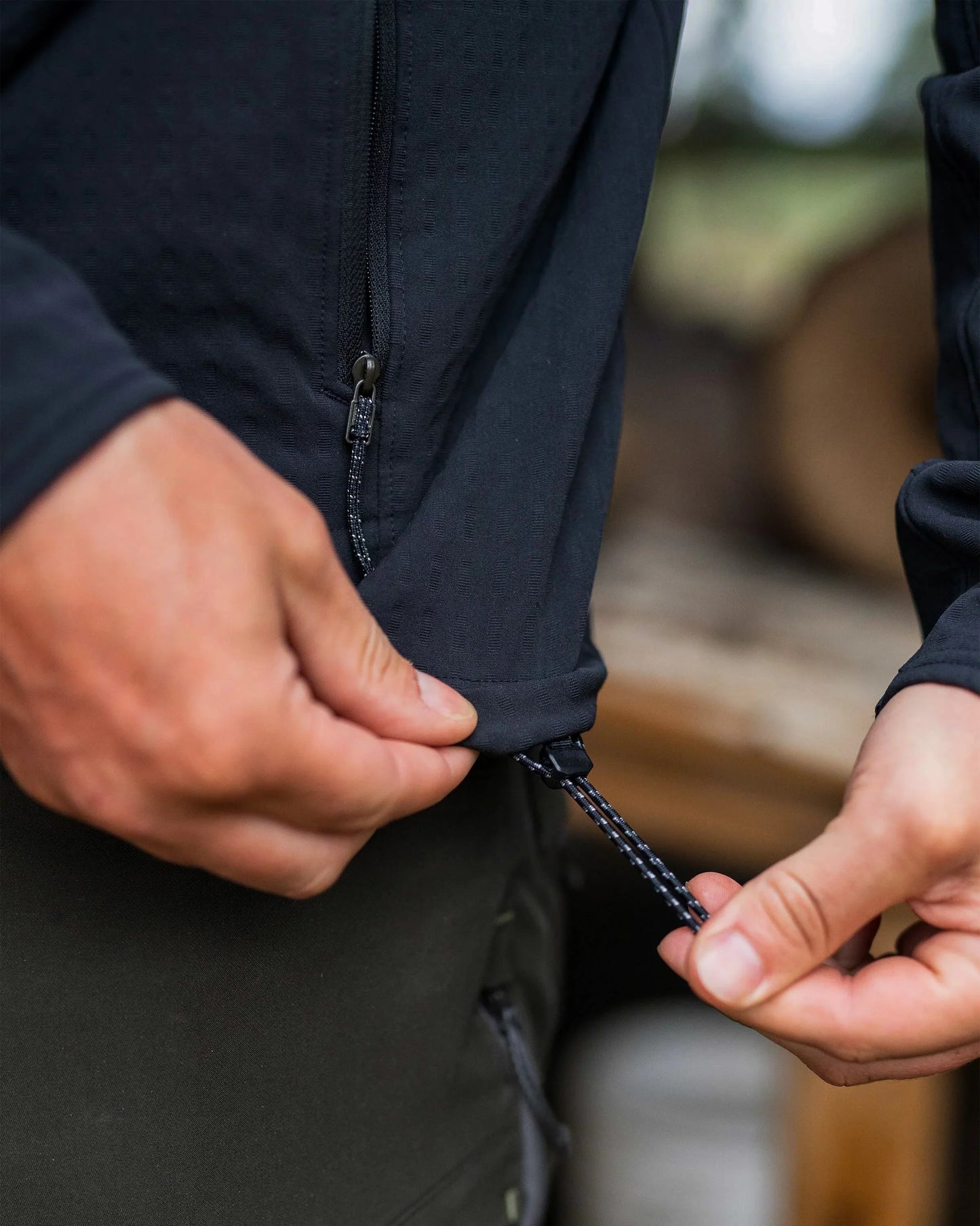 Blockfield Fleece Hoodie | Gunmetal