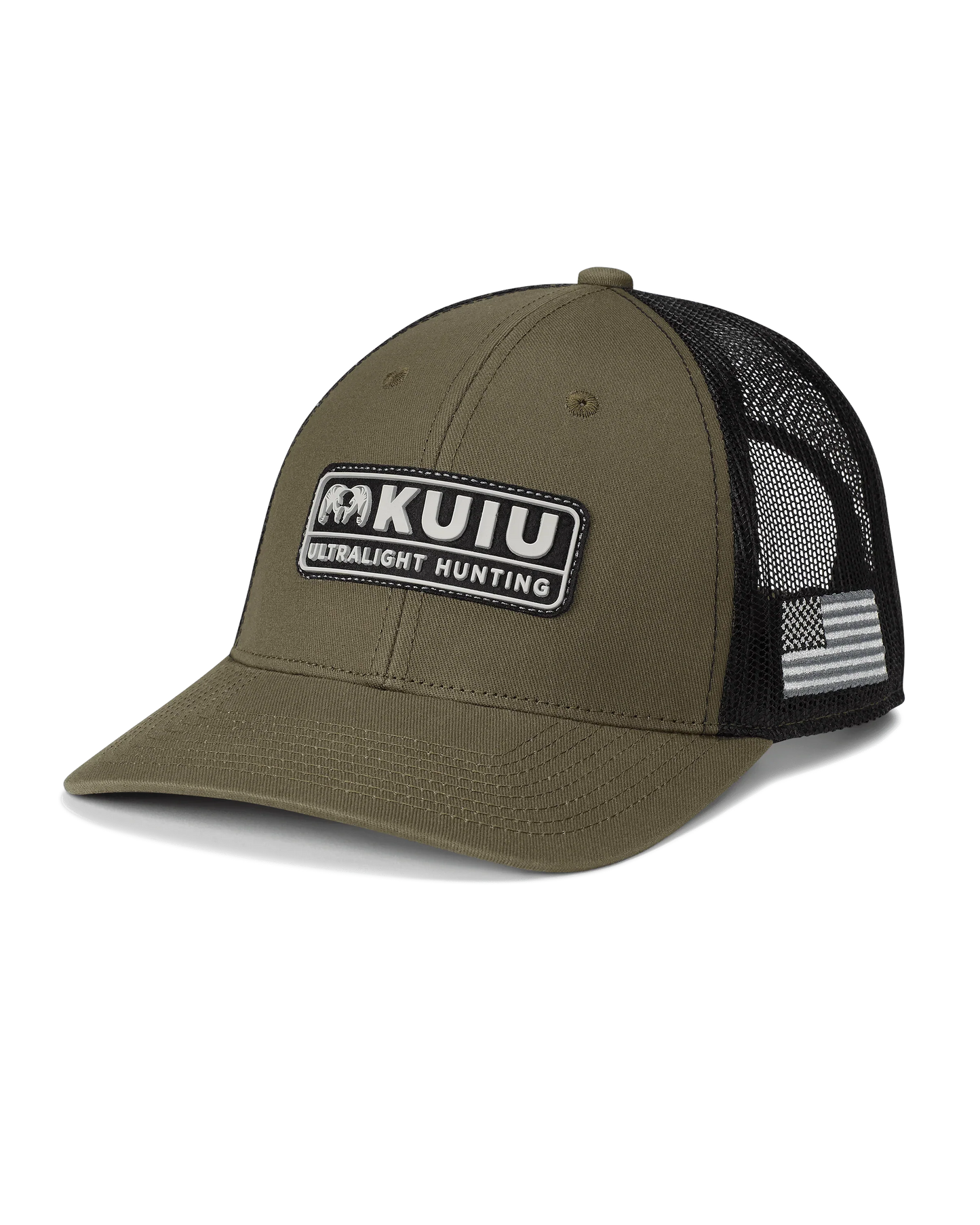 KUIU Ultralight Hunting Patch Hat | Loden/Black