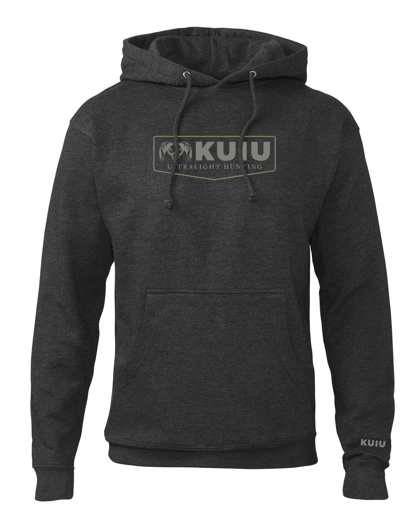 KUIU Shield Logo Hoodie | Charcoal