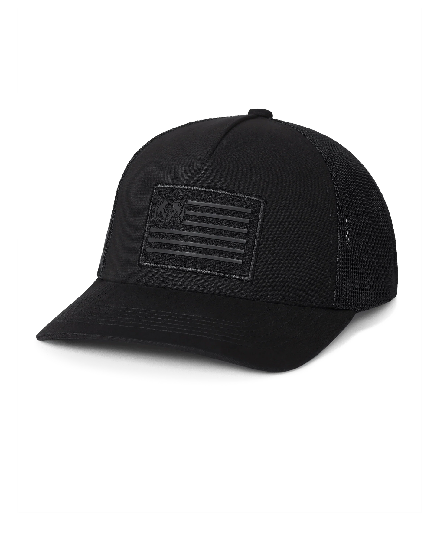 Welded Flag Patch Hat | Black/Black