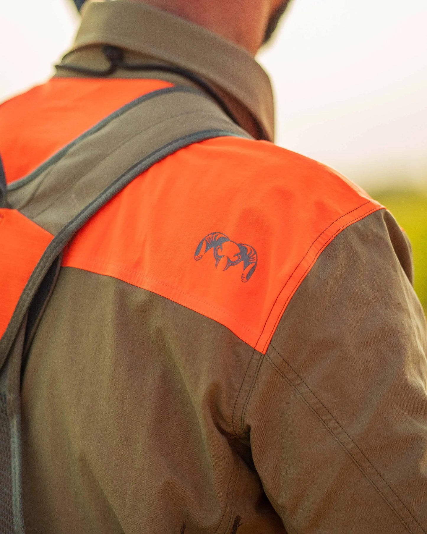 Upland Sporter Shirt | Major Brown/Blaze Orange