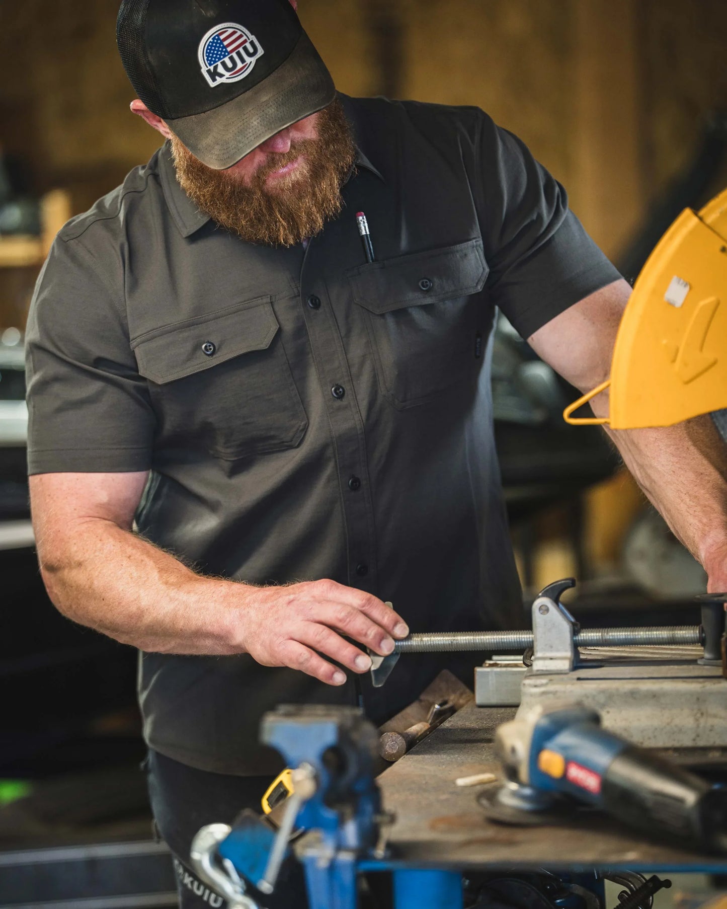 Motive SS Workgrade Shirt | Asphalt