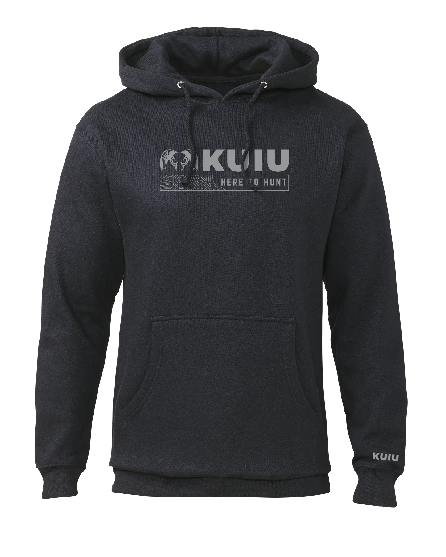 KUIU Topo Here to Hunt Hoodie | Navy