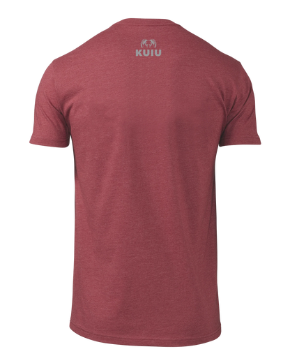 KUIU Here to Hunt Gritstone T-Shirt | Cardinal