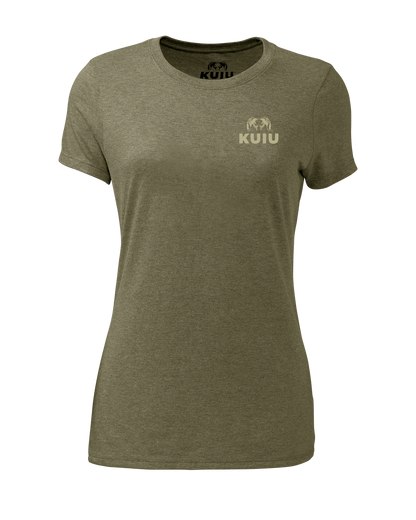KUIU Women’s Topo Shield T-Shirt | Military Green