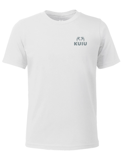 KUIU Youth Topo Back Logo T-Shirt | White