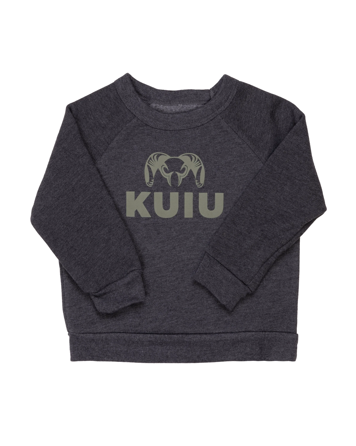 Toddler Stacked Logo Crewneck Sweatshirt | Olive