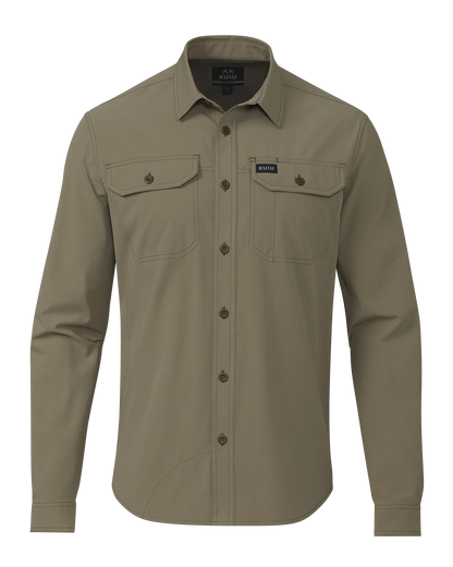 Gauge LS Work Shirt | Khaki