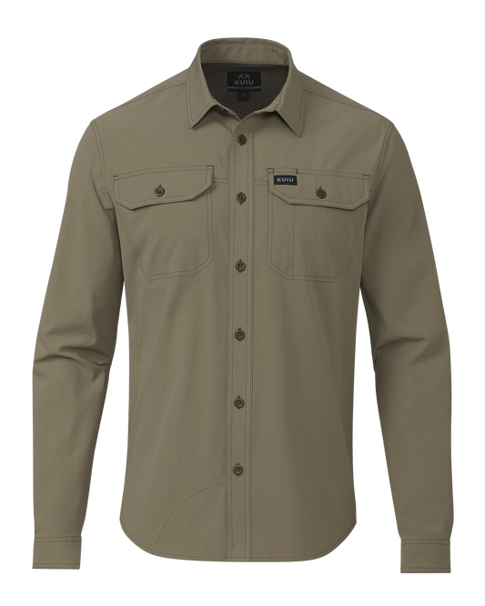 Gauge LS Work Shirt | Khaki