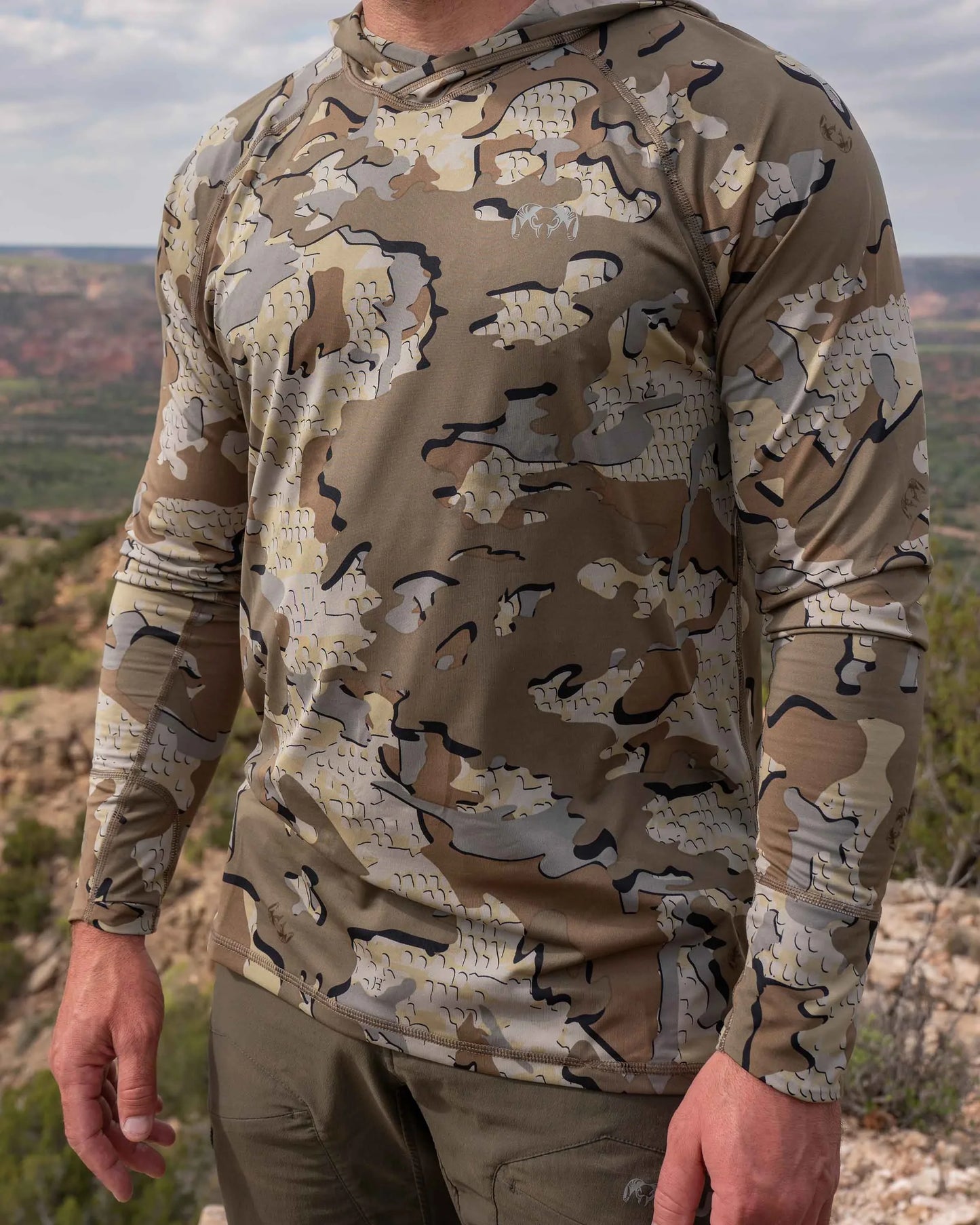 Gila LS Hoodie Gritstone | Lunar Gritstone