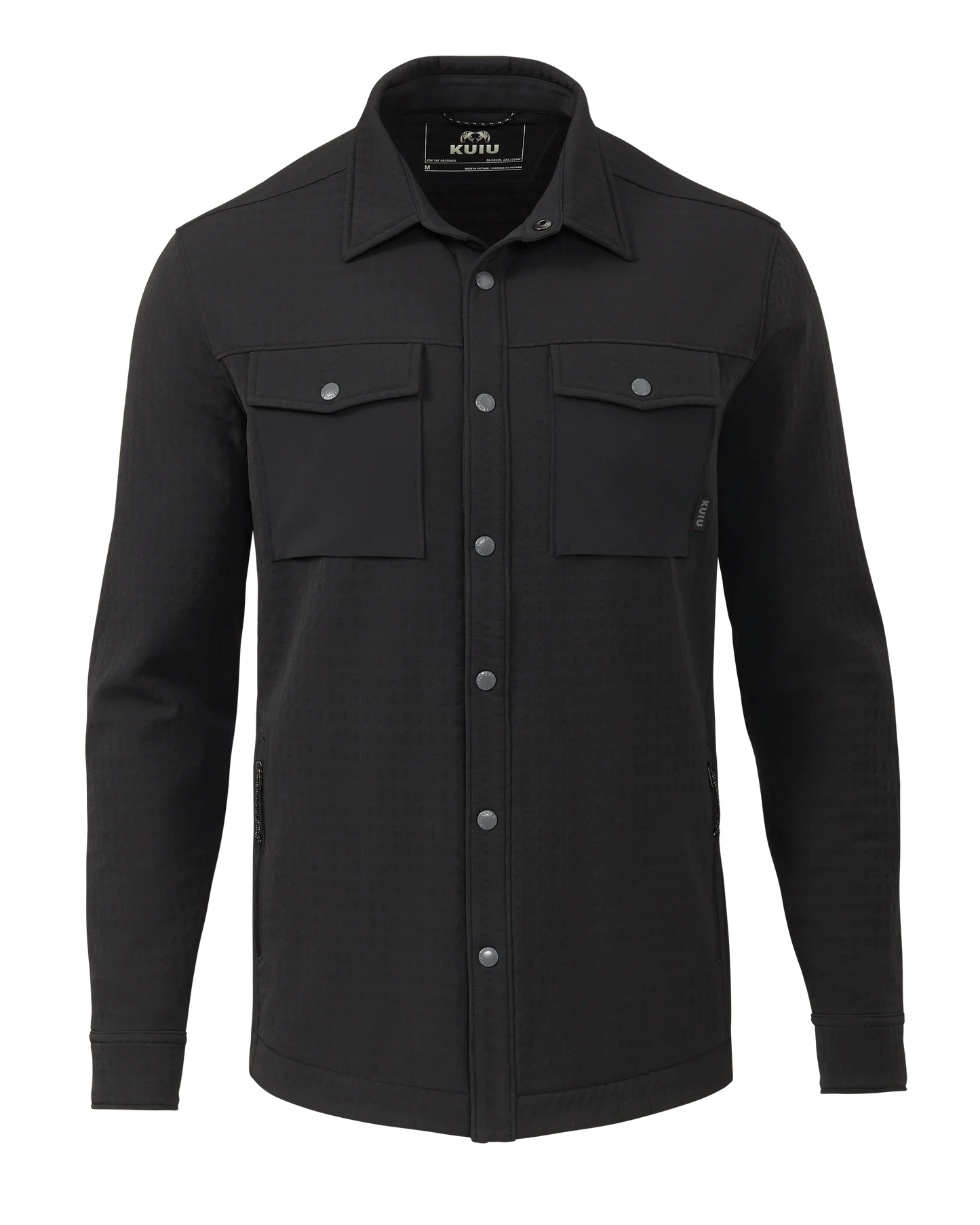 Blockfield Fleece Shirt Jacket | Black