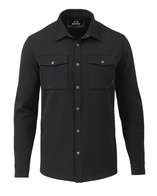 Blockfield Fleece Shirt Jacket | Black
