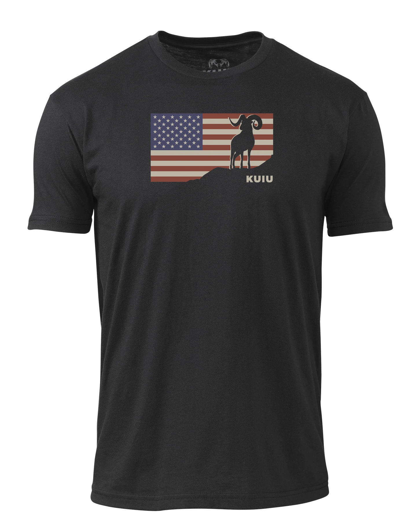 KUIU Ram Flag T-Shirt | Black