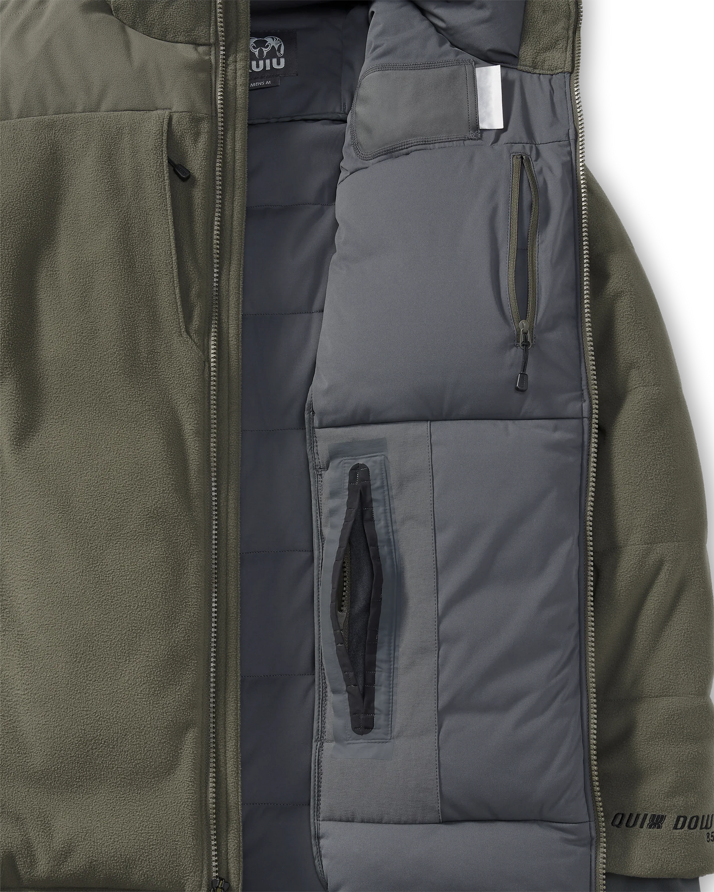 Super Down Haven Hooded Jacket | Ash