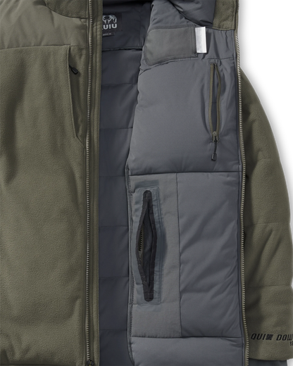 Super Down Haven Hooded Jacket | Ash