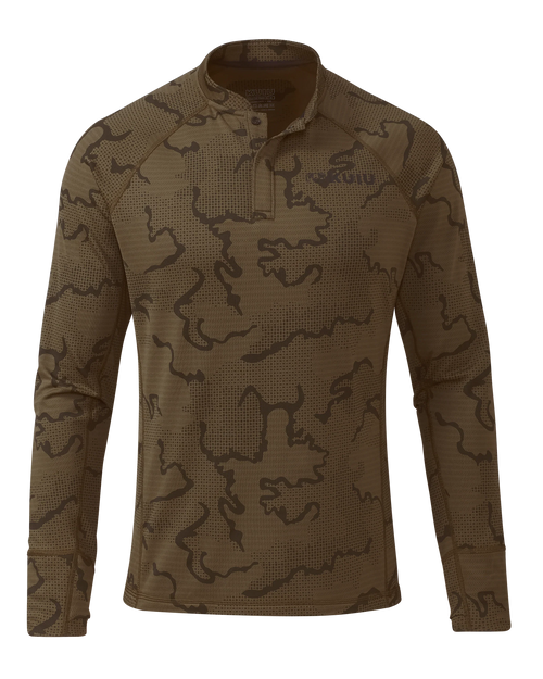 Ridgepoint Fleece Henley | Coyote Brown Tonal