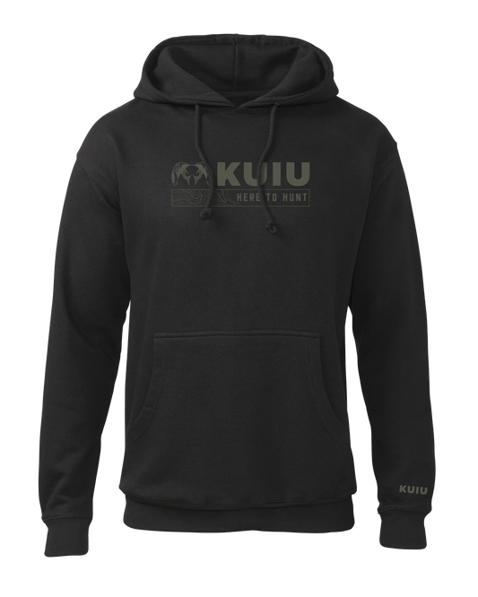 KUIU Topo Here to Hunt Hoodie | Black