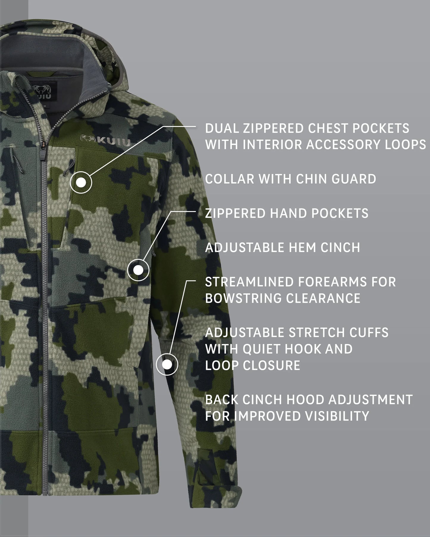 KUIU Proximity LT Hooded Jacket | Verde