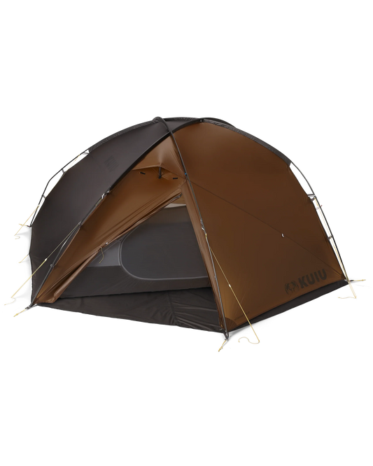 Mountain Star 3 Person Tent Set | Gunmetal-Camel