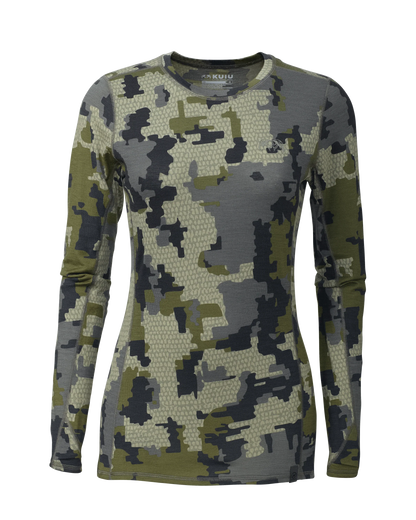 Women's ULTRA Merino 145 LS Crew | Verde