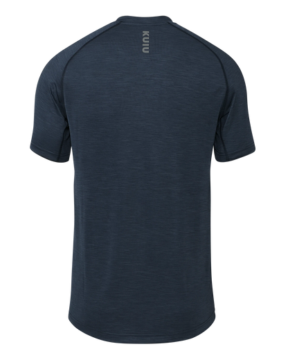 EnduroMesh SS Crew | Midnight Blue Heather