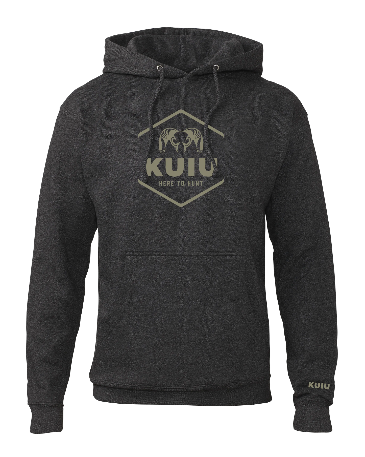 KUIU Stacked Here to Hunt Hoodie | Charcoal