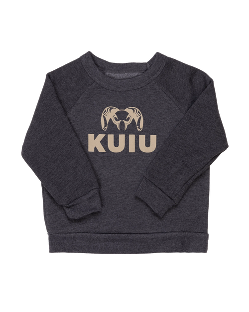 Toddler Stacked Logo Crewneck Sweatshirt | Khaki