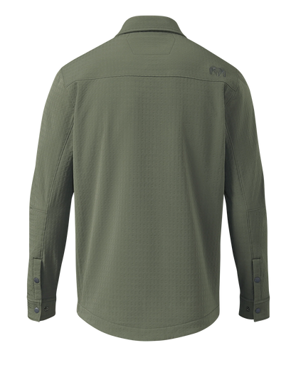 Blockfield Fleece Shirt Jacket | Dark Sage