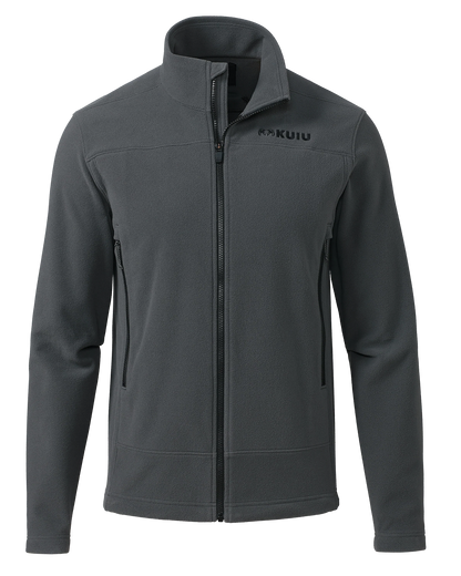 Border Fleece Full Zip | Gunmetal