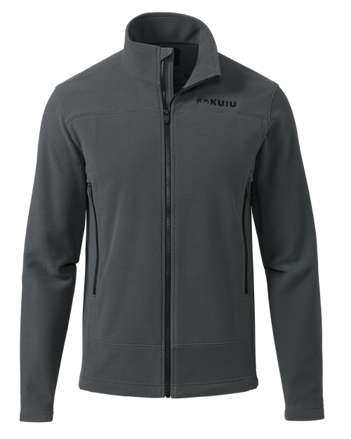 Border Fleece Full Zip | Gunmetal