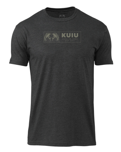 KUIU Topo Block T-Shirt | Charcoal