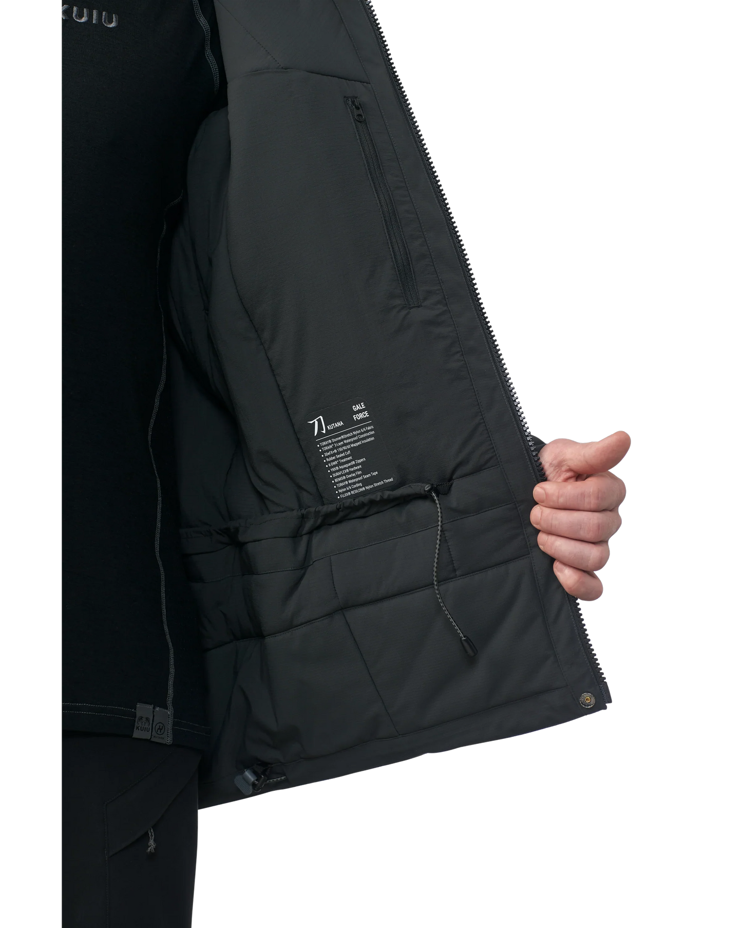 KUIU Kutana Gale Force Hooded Jacket | Gunmetal
