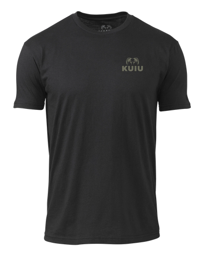 KUIU Solid Flag Fade T-Shirt | Black