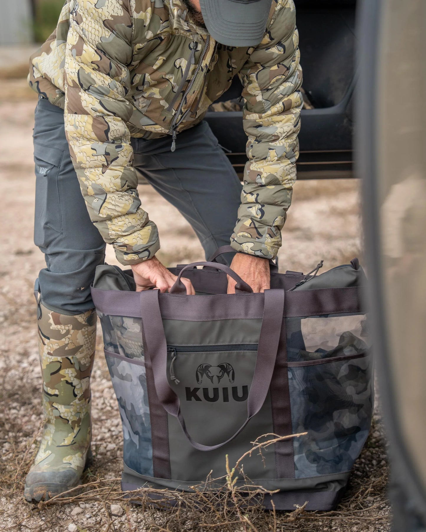 KUIU 3500 Mesh Tote Bag | Vias Storm
