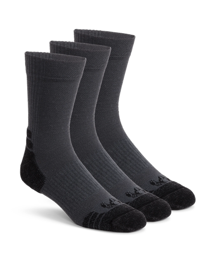 Merino Lightweight Performance Sock 3-Pair Pack | Gunmetal