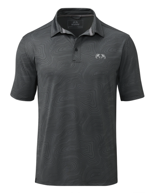 KUIU Performance Polo Topo | Gunmetal Topo