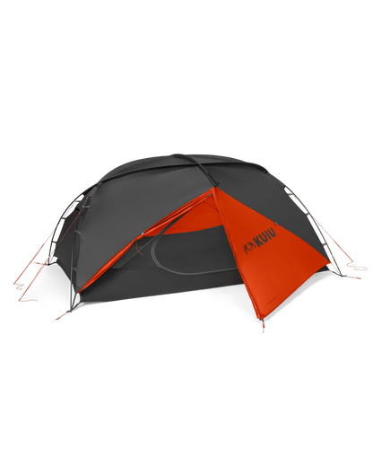 Mountain Star 2 Person Tent Set | Gunmetal-Orange