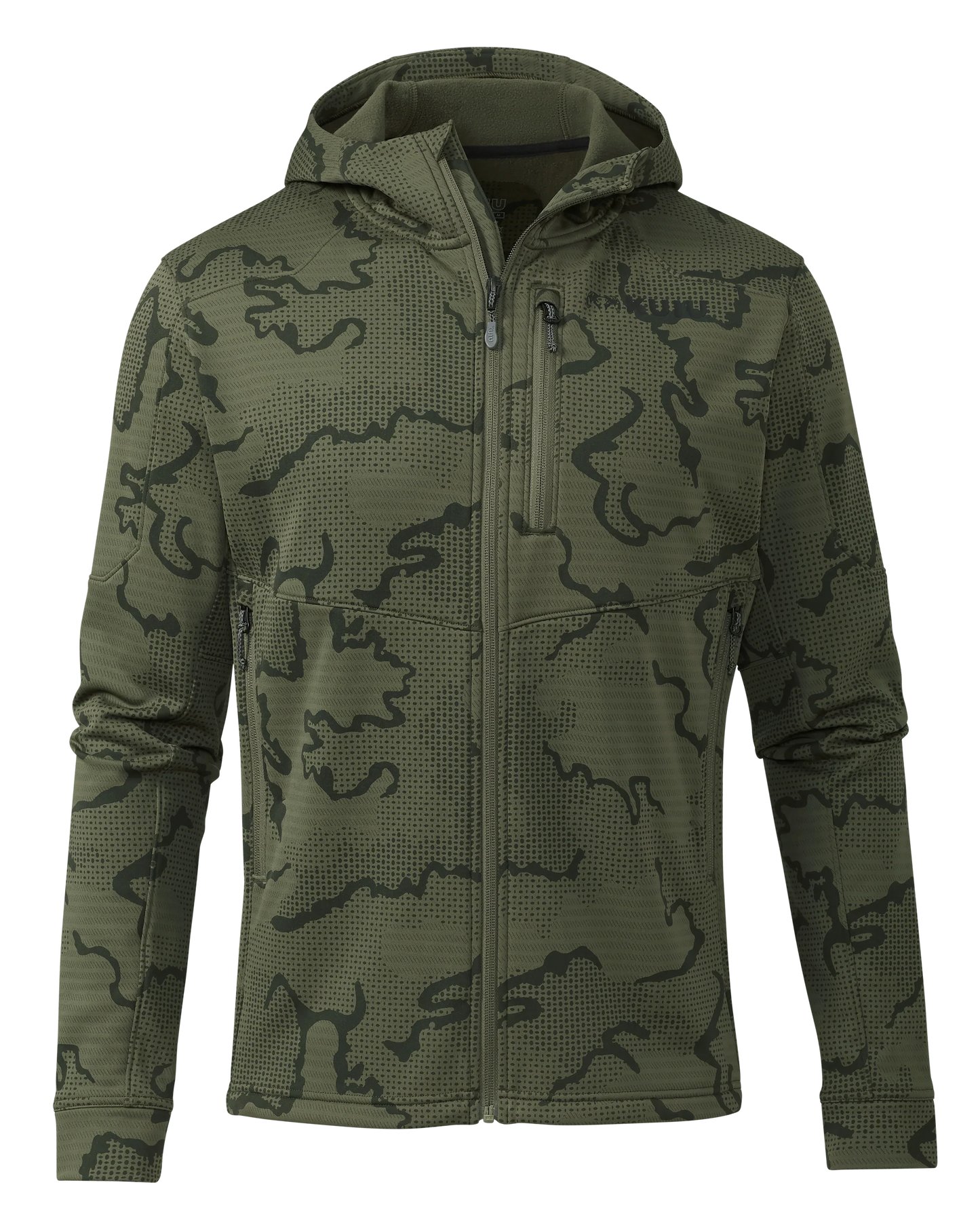 Ridgepoint Fleece Hoodie | Olive Tonal