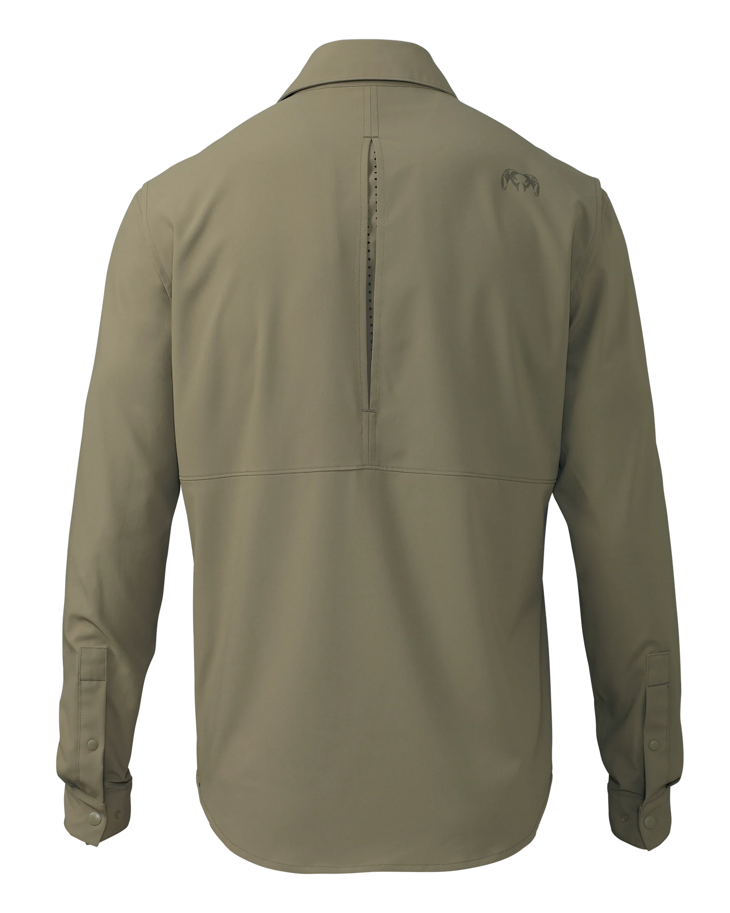 Mesa Vented LS Snap Shirt | Khaki