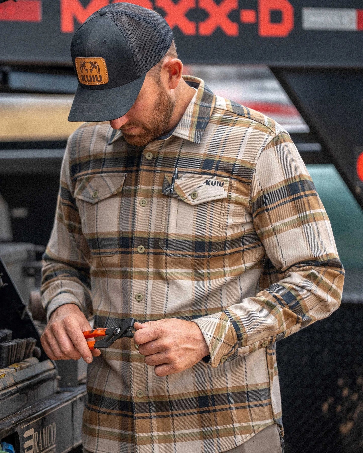 Flannel Heavyweight Shirt | Verde Check Plaid
