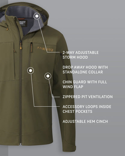 Guide PRO Hooded Jacket | Evergreen