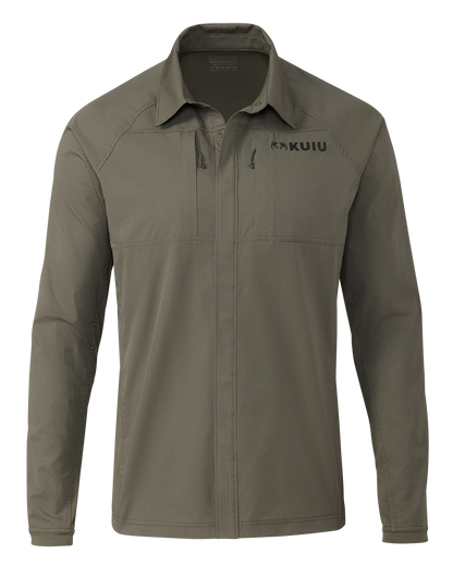 Tiburon Hybrid Snap Shirt | Ash