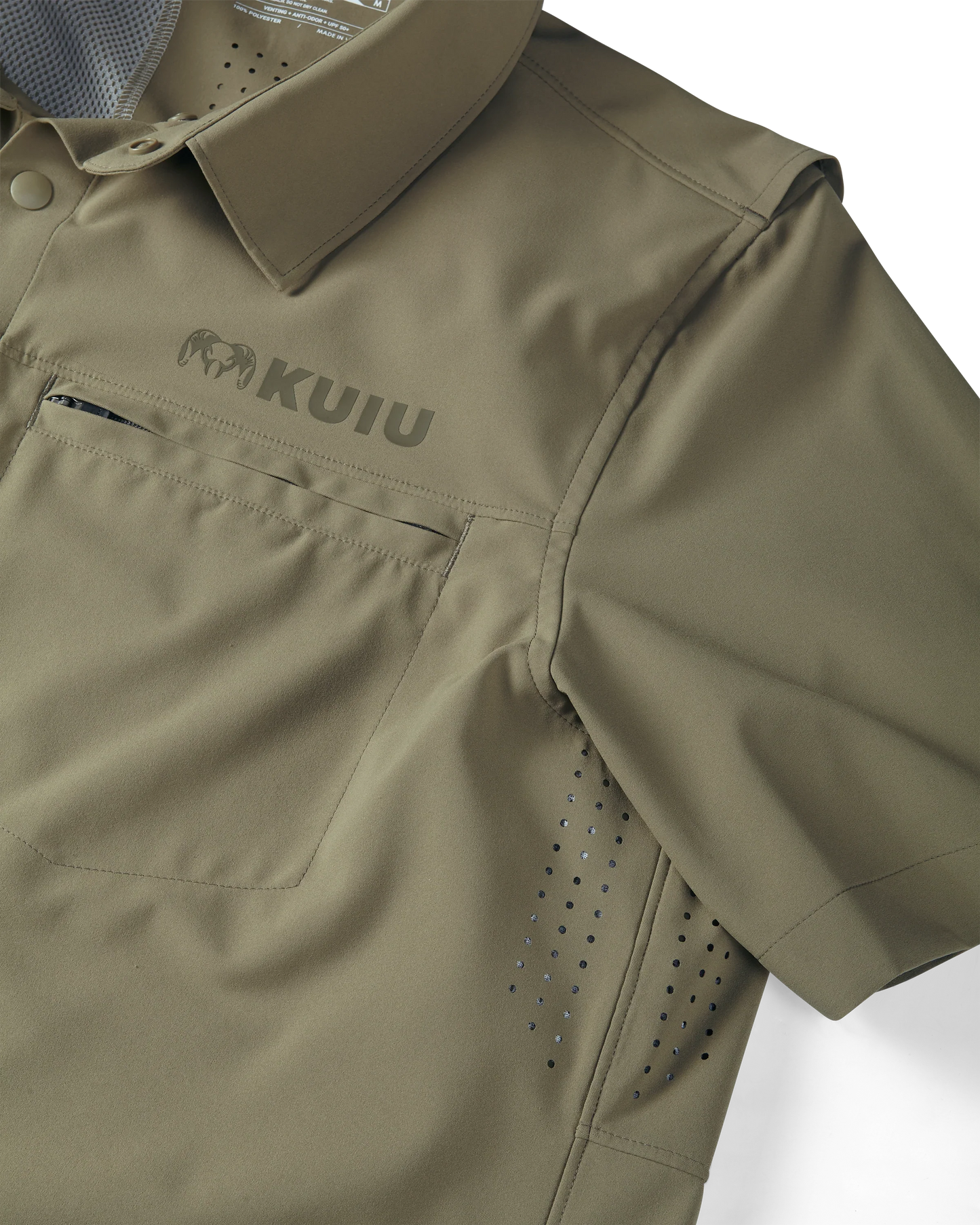 Mesa Vented SS Snap Shirt | Khaki