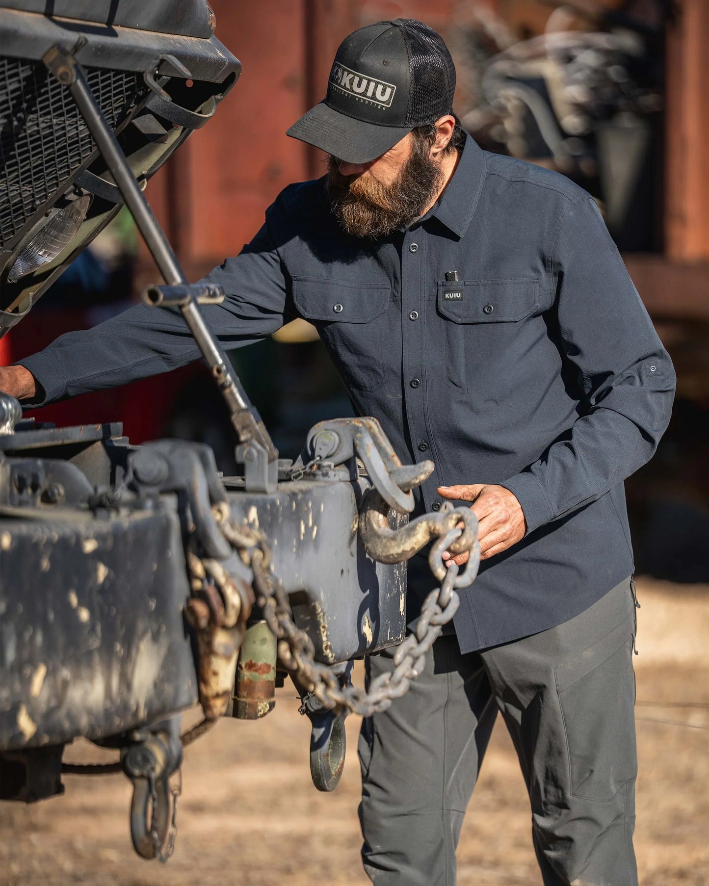 Gauge LS Work Shirt | Khaki