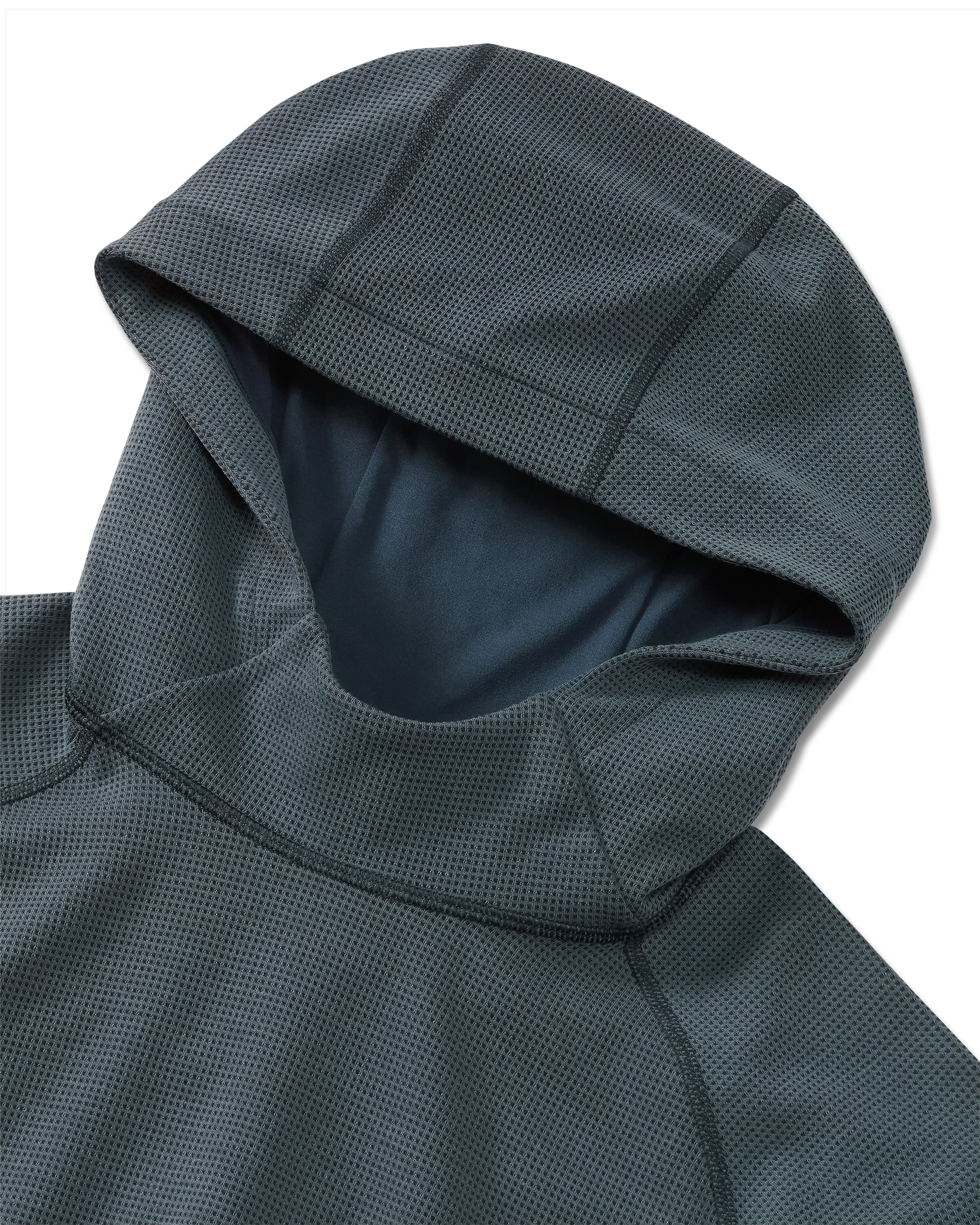 Canyon Waffle Hoodie | Steel Blue Heather