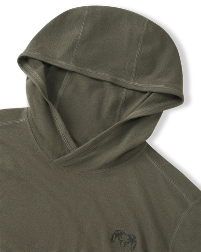 ULTRA Merino 120 LT LS Hoodie | Ash