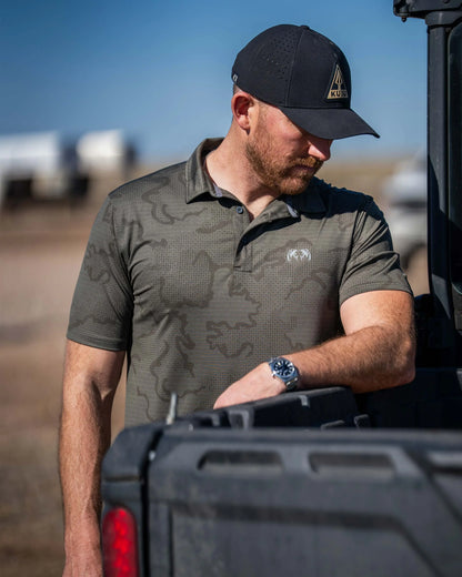 KUIU Performance Polo | Ash Tonal