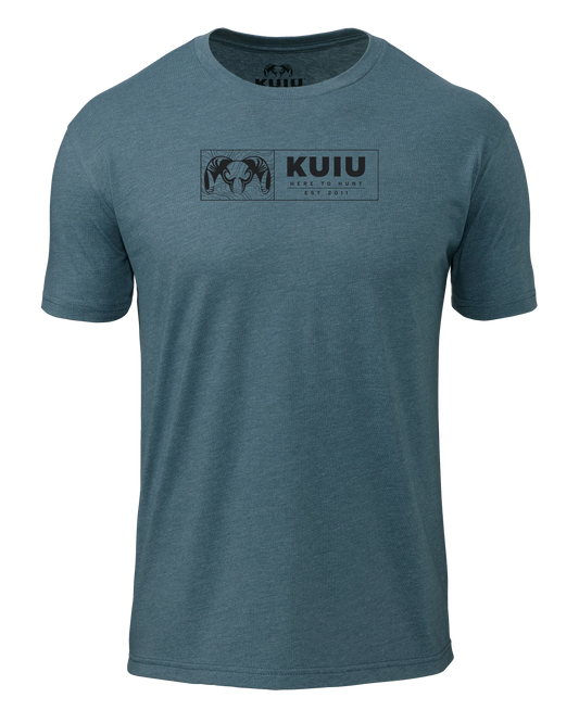 KUIU Topo Block T-Shirt | Indigo